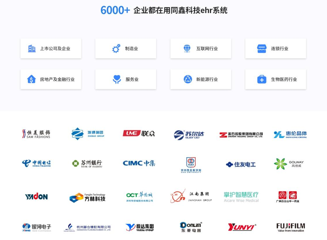 同鑫HR系統案例 同鑫HR系統案例